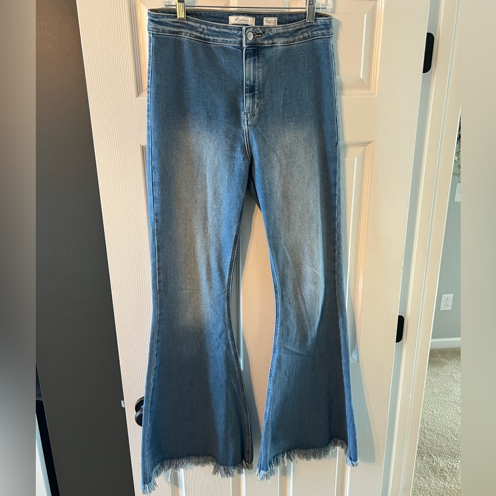 KanCan Light Blue Flare Jeans